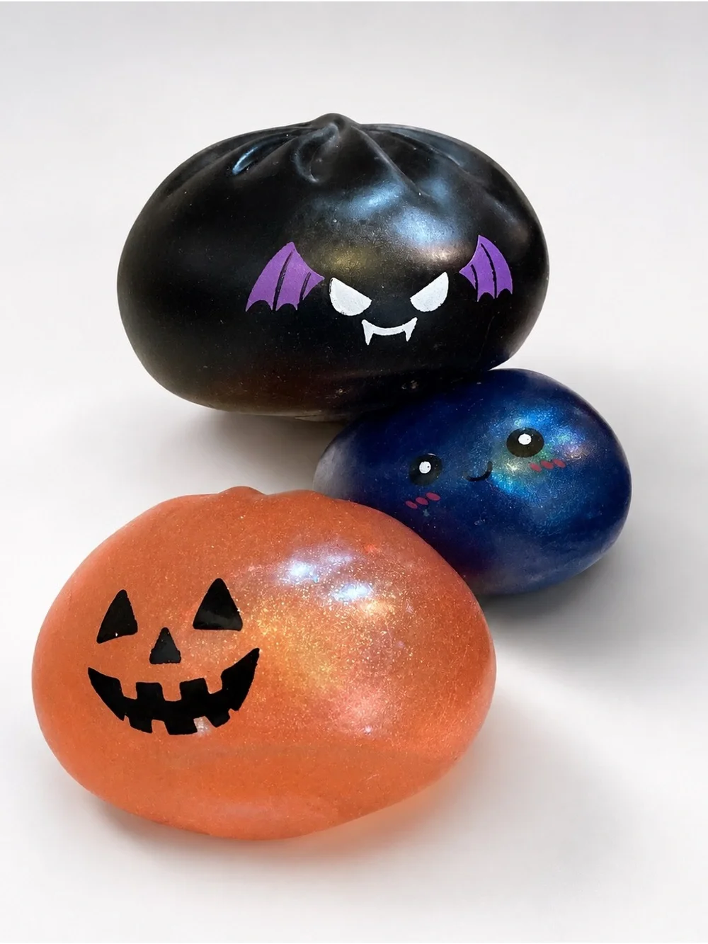Limited Edition Halloween Mystery Dumpling Squishy Lot Marble Edition 7pc